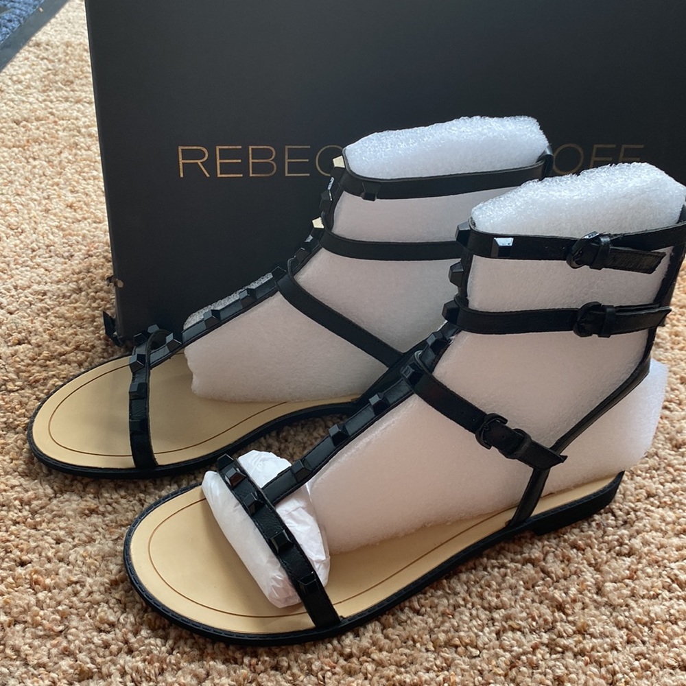 Rebecca Minkoff Georgina Studded Gladiator Sandals